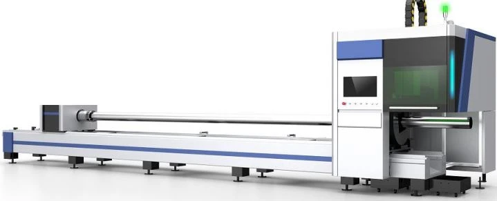 Minder Tailing Verspilling 2000W CNC Pijplasersnijmachine 240mm Chuck