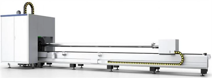 Less Tailing Wastage 2000W CNC Pipe Laser Cutting Machine 240mm Chuck